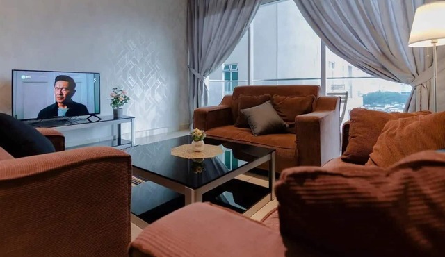 Stylish 3BR KSL DEsplanade Residence, FREE Parking