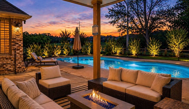 Stylish 3BR Retreat + Office and Private Pool in Edmond