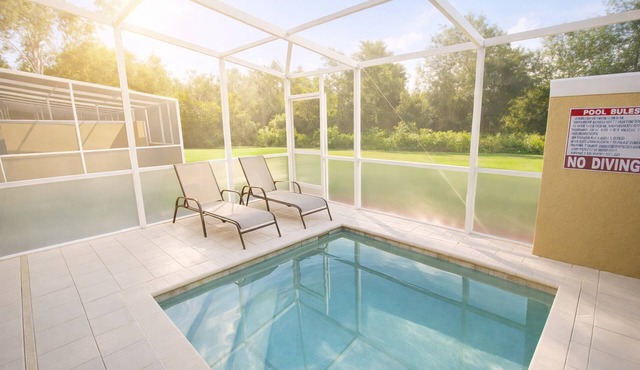 Stylish 3BR Serenity Townhome Near Disney | Private Splash Pool & Balcony Retreat