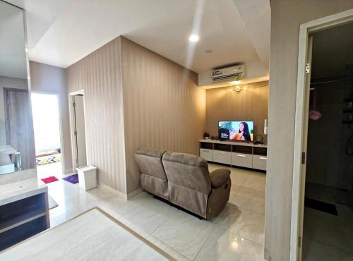 Stylish 3BR Skandinavia Tangcity Apt Max 12 Guests