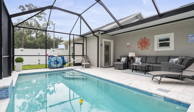 Stylish 3BR Ybor Oasis w/Pvt. Pool and workspace