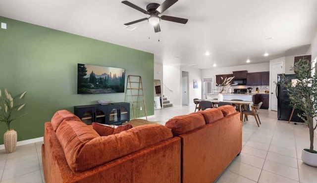Stylish 4BR Escape Open Layout TVs in Every Room
