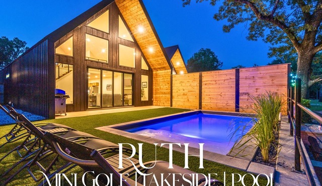 Stylish A-Frame Getaway with Pool and Lake Access