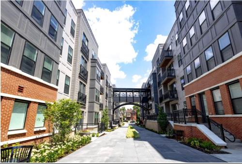 Stylish apartments near shops and entertainment