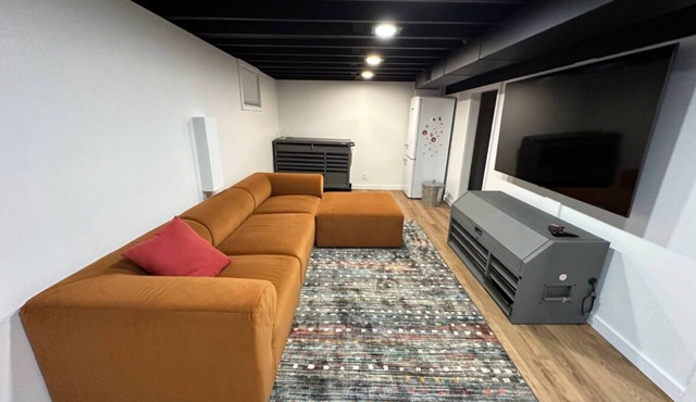 Stylish Basement Hideaway