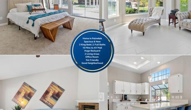 Stylish & Bright ~ Huge Backyard ~ King Beds ~ Pkg