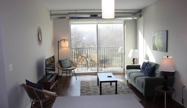 Stylish Campustown Stay with Gym & Balcony