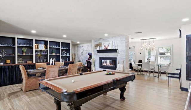 Stylish Family Friendly Lake McQueeney Home w/Pool, Game Room, Walk to Boat Ramp