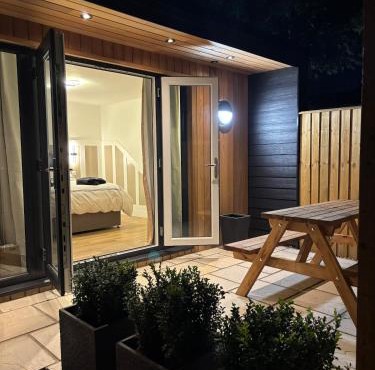 Stylish Garden pod lodges