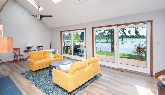 Stylish Home on the Choptank River (with Tidal Beach)