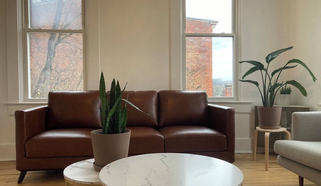 Stylish home overlooking the city, walkable to streetcar!