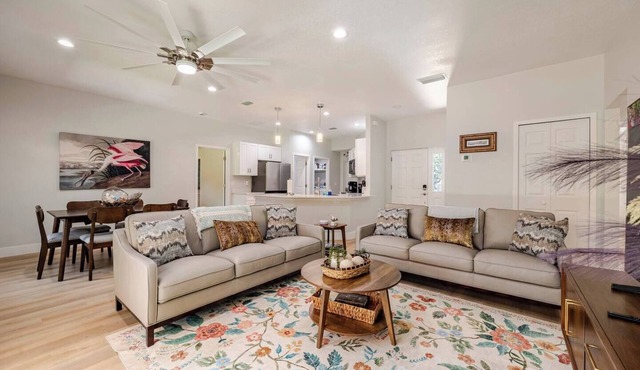 Stylish home perfect for couples or a family getaway.