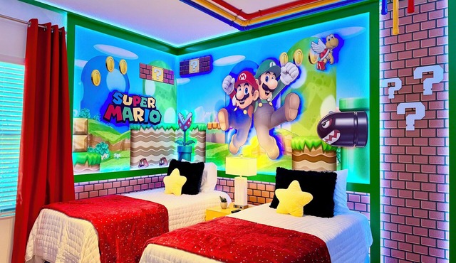 Stylish Home,Themed Rooms, Pvt Pool, BBQ, Resort Amenities – Internacional Drive