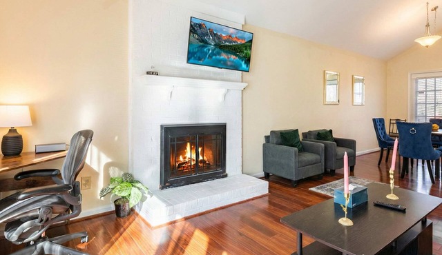 Stylish Home with BBQ Patio, Prime Greensboro Spot