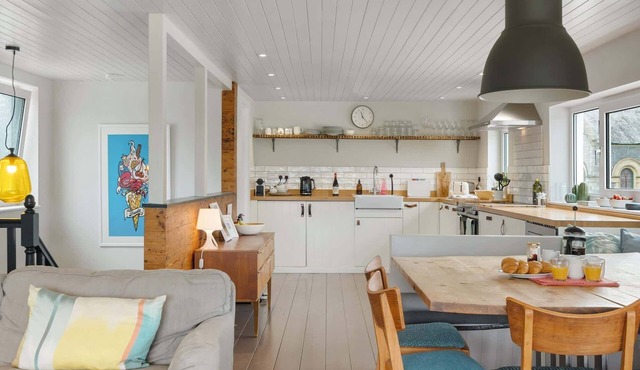 Stylish Home with Parking, Minutes from Beach