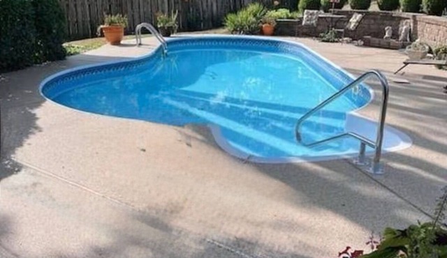 Stylish home with private pool and patio. Perfect