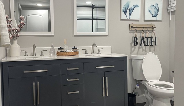 Stylish lower level apartment