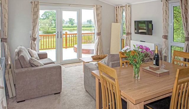 Stylish luxury lodge.