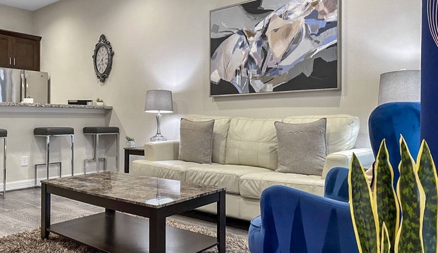 Stylish MED Center GEM W/ Free Gated Parking 2 King Bedrooms