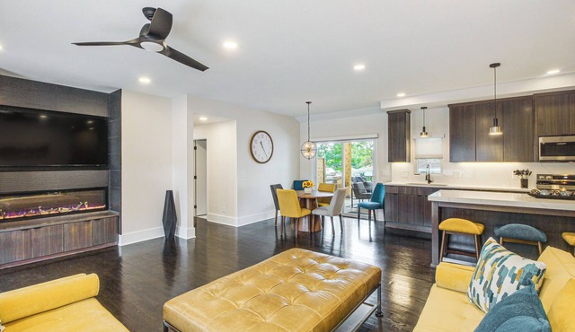 Stylish & Modern Lenexa Haven w/Fire Pit & Deck!