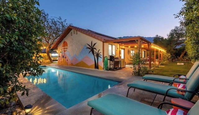 Stylish Oasis with Pool and Hot Tub