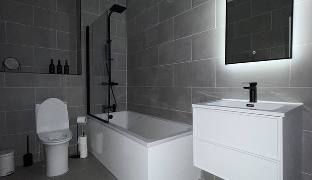 Stylish One-Bedroom Apartment with Sofa Bed – Cent