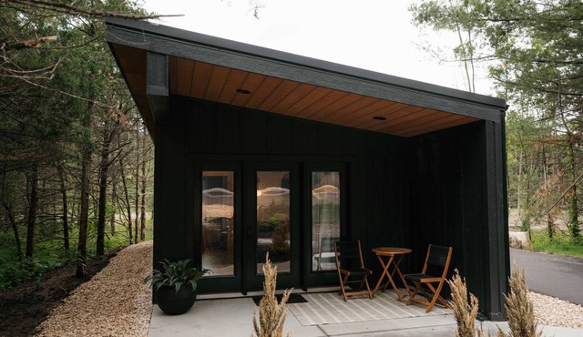 Stylish One Bedroom Cabin at Woods & Co Weddings + Events