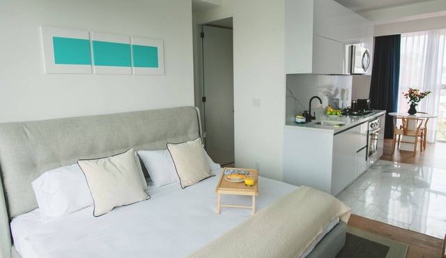Stylish one-bedroom, one-bathroom loft in the heart of Roma Norte, Mexico City
