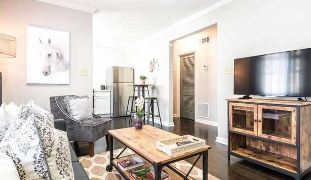 Stylish OneBedroom in Popular Virginia Highland 3miles to Mercedes Benz stadium