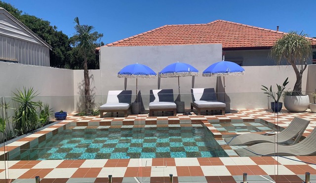 Stylish Retreat with Pool – 5 Mins to CBD, Beach & Airport!