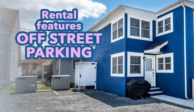 Stylish space, 180ft to beach,parking