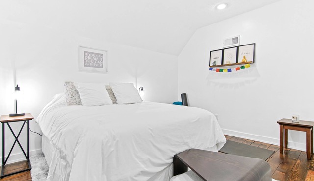 Stylish, spacious & centrally located! Fully furnished, 2 bed + 2 bath + office!