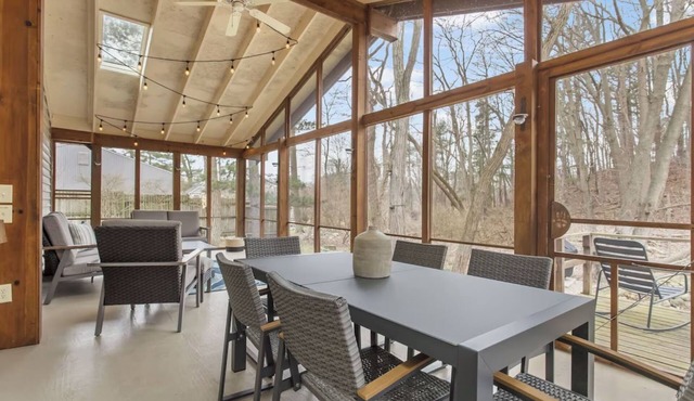 Stylish & Spacious Home with Hot Tub & 3-Season Deck