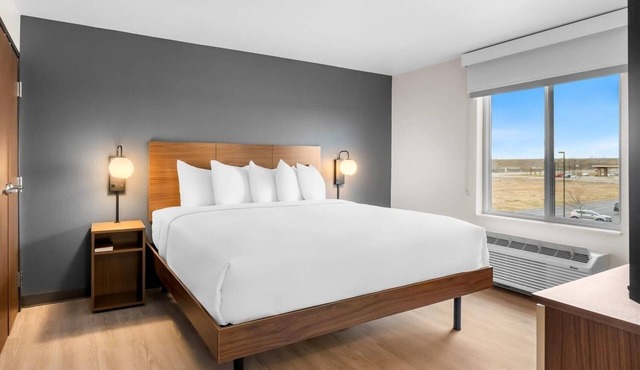 Stylish Suite w/Modern Design & Practical Features for Business Travelers