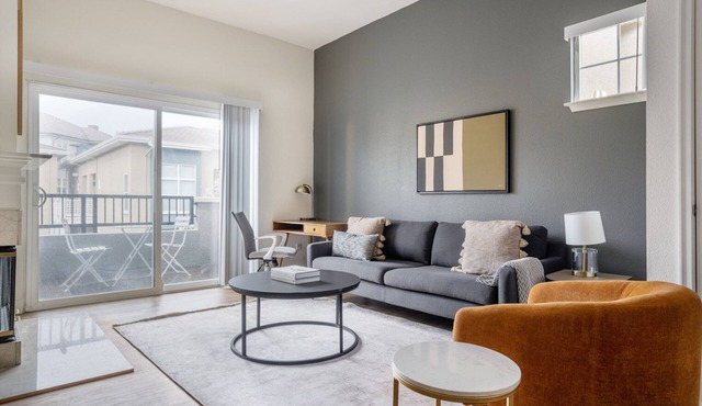 Stylish Sunnyvale 1BR w/Gym, Pool & W/D, nr highways, by Blueground