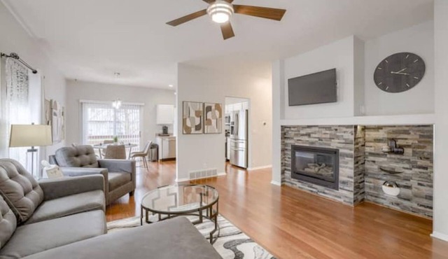 Stylish townhome close to every convenience.