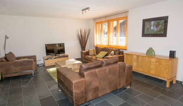 Stylishly furnished vacation apartment near the mountain railroads.