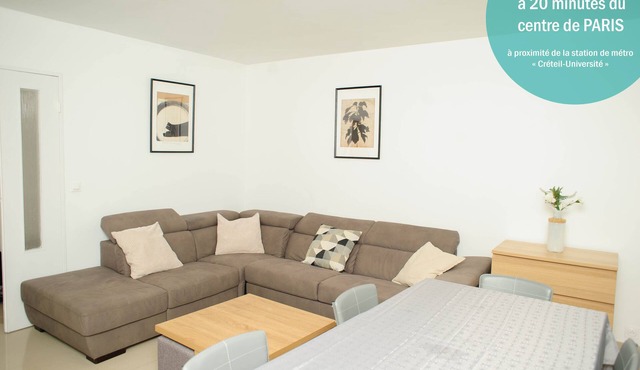 Suberb T5 near Paris, Créteil