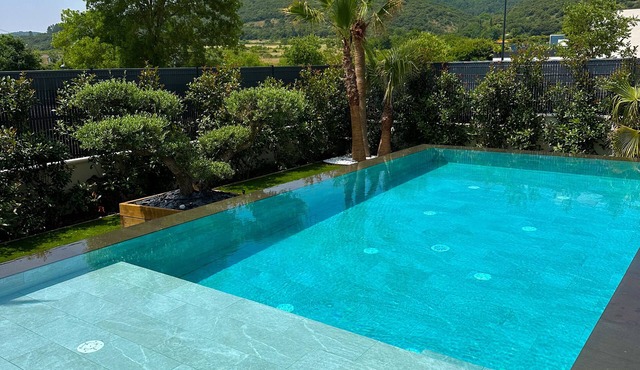 Sublime architect-designed villa not overlooked