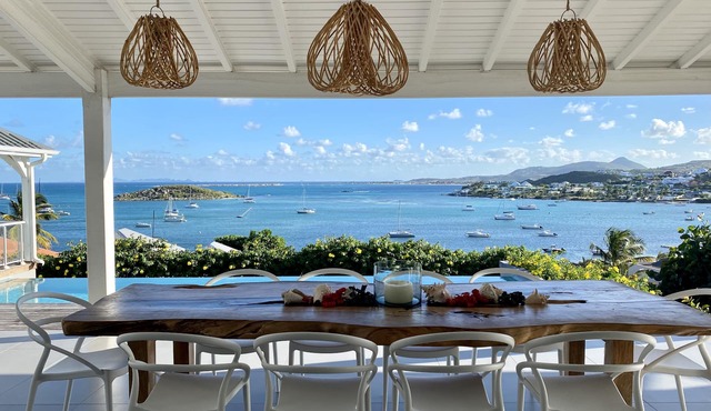 Sublime sea view, dream pool - car included for stays of 7 nights minimum