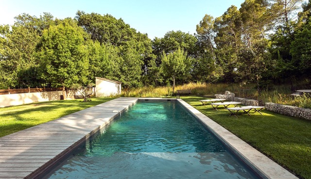 Sublime single storey house in wood frame of 130 m² with garden and pool