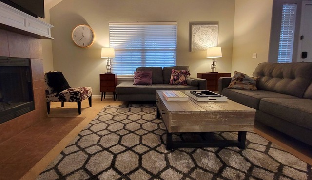 Suburban home with personality + a great location.