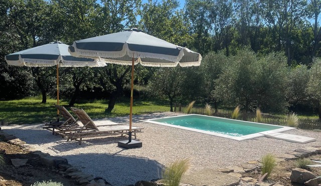 Suite et Terrasse Indépendantes au Milieu des Vignes et des Oliviers