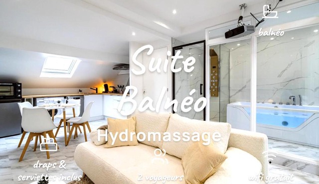 Suite Balnéo hydromassage et rétroprojecteur