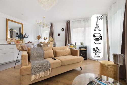 Suite de Luxe à 10 min de Paris - Sauna, Cinéma