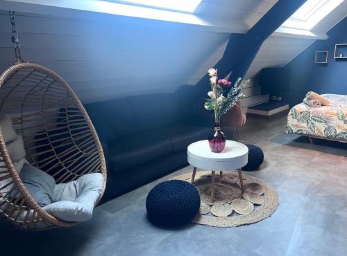 Suite la Parenthèse cosy avec salon prive 25m2 Wifi Netflix Duclair