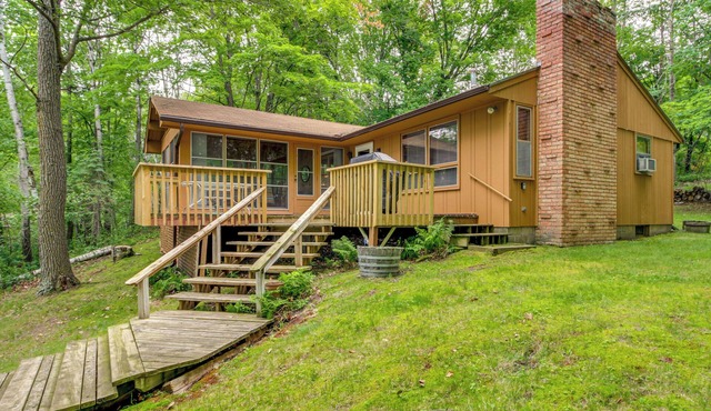 Sullivan Lake Retreat w/Private Dock + Fire Pit!