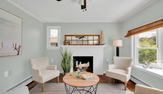 Summer 2026 @Cornfield Point Beach. Family Friendly. Our home SHORE BEATS WORK!