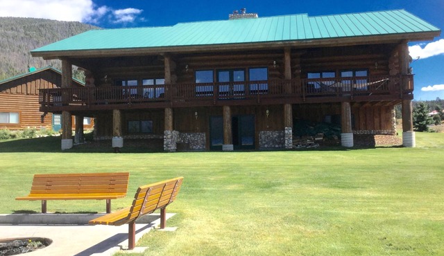 Summer '26 Available! 4700 sq ft log home on 5 acres overlooking Hebgen Lake.