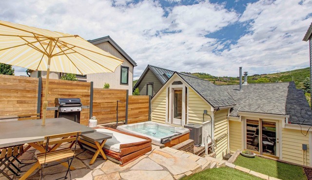 Summer Cottage by InvitedHome | Downtown, Private Yard, Hot Tub, Central AC